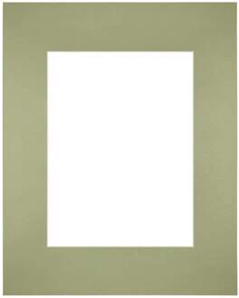 Passe-Partout Lijstmaat 24x30 cm - Fotomaat 15x20 cm - Mintgroen