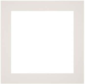 Passe-Partout Lijstmaat 25x25 cm - Fotomaat 15x15 cm - Lichtgrijs