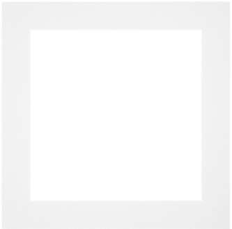 Passe-Partout Lijstmaat 25x25 cm - Fotomaat 15x15 cm - Wit