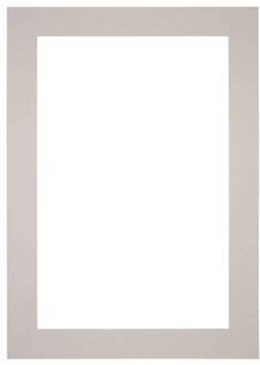 Passe-Partout Lijstmaat 25x35 cm - Fotomaat 15x20 cm - Grijs Graniet
