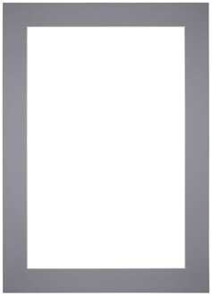 Passe-Partout Lijstmaat 25x35 cm - Fotomaat 15x20 cm - Grijs