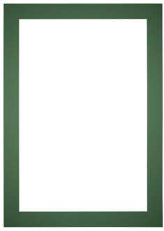 Passe-Partout Lijstmaat 25x35 cm - Fotomaat 15x25 cm - Groen Bos