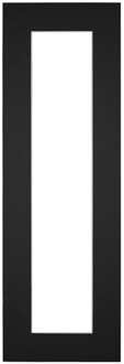 Passe-Partout Lijstmaat 25x75 cm - Fotomaat 10x50 cm - Zwart