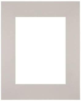 Passe-Partout Lijstmaat 28x35 cm - Fotomaat 18x24 cm - Grijs Graniet