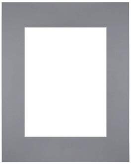 Passe-Partout Lijstmaat 28x35 cm - Fotomaat 18x24 cm - Grijs