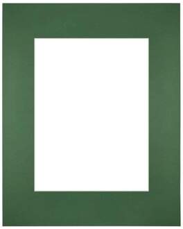 Passe-Partout Lijstmaat 28x35 cm - Fotomaat 18x24 cm - Groen Bos