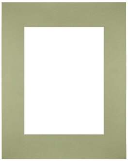 Passe-Partout Lijstmaat 28x35 cm - Fotomaat 18x24 cm - Mintgroen