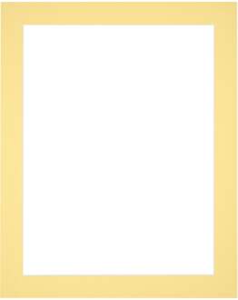 Passe-Partout Lijstmaat 28x35 cm - Fotomaat 20x25 cm - Geel
