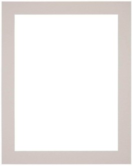 Passe-Partout Lijstmaat 28x35 cm - Fotomaat 20x25 cm - Grijs Graniet
