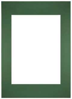Passe-Partout Lijstmaat 29,7x42 cm A3 - Fotomaat 21x29,7 cm - Groen Bos - 29.7x42 cm