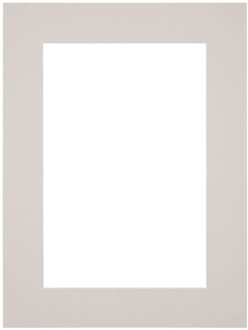 Passe-Partout Lijstmaat 30x40 cm - Fotomaat 20x30 cm - Grijs Graniet