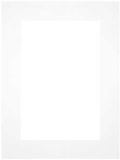 Passe-Partout Lijstmaat 30x40 cm - Fotomaat 20x30 cm - Wit