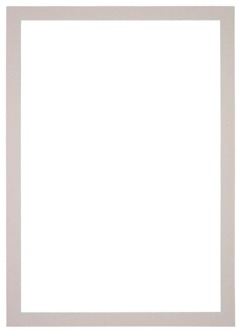 Passe-Partout Lijstmaat 30x42 cm - Fotomaat 25x35 cm - Grijs Graniet