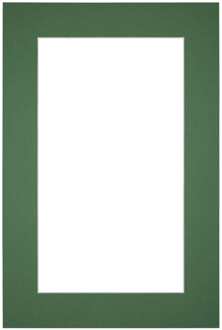 Passe-Partout Lijstmaat 30x45 cm - Fotomaat 20x35 cm - Groen Bos