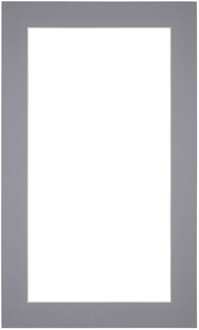 Passe-Partout Lijstmaat 30x50 cm - Fotomaat 20x30 cm - Grijs