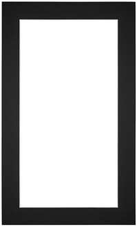 Passe-Partout Lijstmaat 30x50 cm - Fotomaat 20x30 cm - Zwart