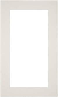 Passe-Partout Lijstmaat 30x50 cm - Fotomaat 20x40 cm - Lichtgrijs