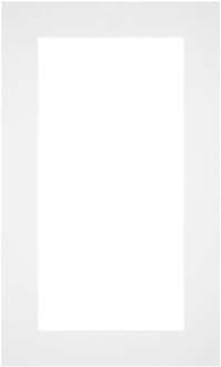 Passe-Partout Lijstmaat 30x50 cm - Fotomaat 20x40 cm - Wit