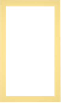 Passe-Partout Lijstmaat 30x50 cm - Fotomaat 25x45 cm - Geel