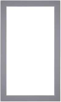 Passe-Partout Lijstmaat 30x50 cm - Fotomaat 25x45 cm - Grijs
