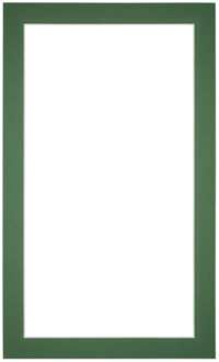 Passe-Partout Lijstmaat 30x50 cm - Fotomaat 25x45 cm - Groen Bos