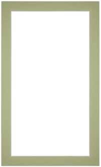Passe-Partout Lijstmaat 30x50 cm - Fotomaat 25x45 cm - Mintgroen