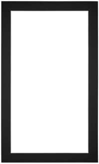 Passe-Partout Lijstmaat 30x50 cm - Fotomaat 25x45 cm - Zwart