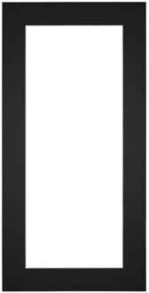 Passe-Partout Lijstmaat 30x60 cm - Fotomaat 20x50 cm - Zwart