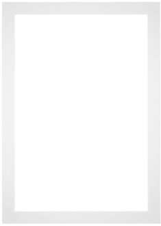Passe-Partout Lijstmaat 32x45 cm - Fotomaat 20x40 cm - Wit