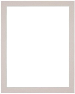 Passe-Partout Lijstmaat 40x50 cm - Fotomaat 35x45 cm - Grijs Graniet