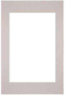 Passe-Partout Lijstmaat 40x60 cm - Fotomaat 30x45 cm - Grijs Graniet