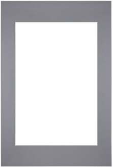 Passe-Partout Lijstmaat 40x60 cm - Fotomaat 30x45 cm - Grijs