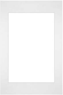 Passe-Partout Lijstmaat 40x60 cm - Fotomaat 30x45 cm - Wit