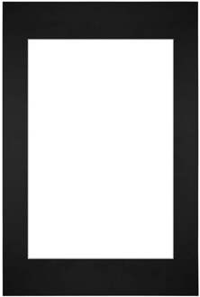 Passe-Partout Lijstmaat 40x60 cm - Fotomaat 30x45 cm - Zwart