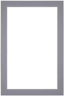 Passe-Partout Lijstmaat 40x60 cm - Fotomaat 35x55 cm - Grijs