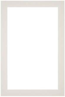 Passe-Partout Lijstmaat 40x60 cm - Fotomaat 35x55 cm - Lichtgrijs