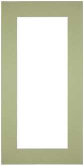 Passe-Partout Lijstmaat 40x70 cm - Fotomaat 30x45 cm - Mintgroen