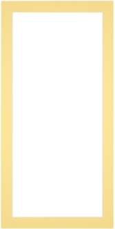 Passe-Partout Lijstmaat 40x80 cm - Fotomaat 35x75 cm - Geel