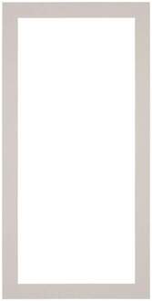 Passe-Partout Lijstmaat 40x80 cm - Fotomaat 35x75 cm - Grijs Graniet