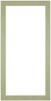 Passe-Partout Lijstmaat 40x80 cm - Fotomaat 35x75 cm - Mintgroen