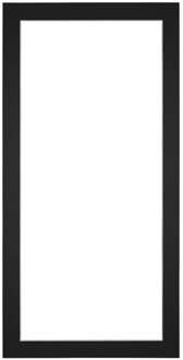Passe-Partout Lijstmaat 40x80 cm - Fotomaat 35x75 cm - Zwart