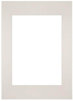 Passe-Partout Lijstmaat 42x59,4 cm A2 - Fotomaat 29,7x42 cm - Lichtgrijs - 42x59.4 cm