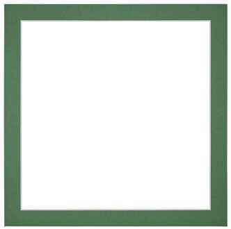 Passe-Partout Lijstmaat 45x45 cm - Fotomaat 40x40 cm - Groen Bos