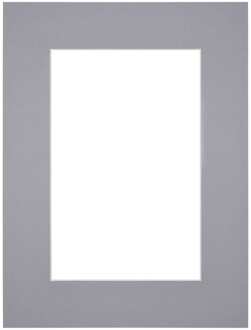 Passe-Partout Lijstmaat 45x60 cm - Fotomaat 30x45 cm - Grijs