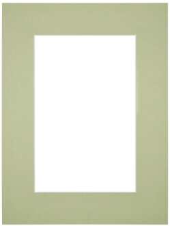 Passe-Partout Lijstmaat 45x60 cm - Fotomaat 30x45 cm - Mintgroen