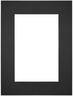 Passe-Partout Lijstmaat 45x60 cm - Fotomaat 30x45 cm - Zwart