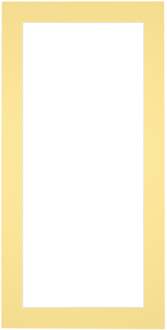 Passe-Partout Lijstmaat 45x80 cm - Fotomaat 40x70 cm - Geel