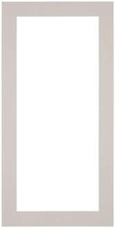 Passe-Partout Lijstmaat 45x80 cm - Fotomaat 40x70 cm - Grijs Graniet