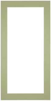 Passe-Partout Lijstmaat 45x80 cm - Fotomaat 40x70 cm - Mintgroen
