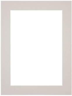 Passe-Partout Lijstmaat 46x61 cm - Fotomaat 40x50 cm - Grijs Graniet